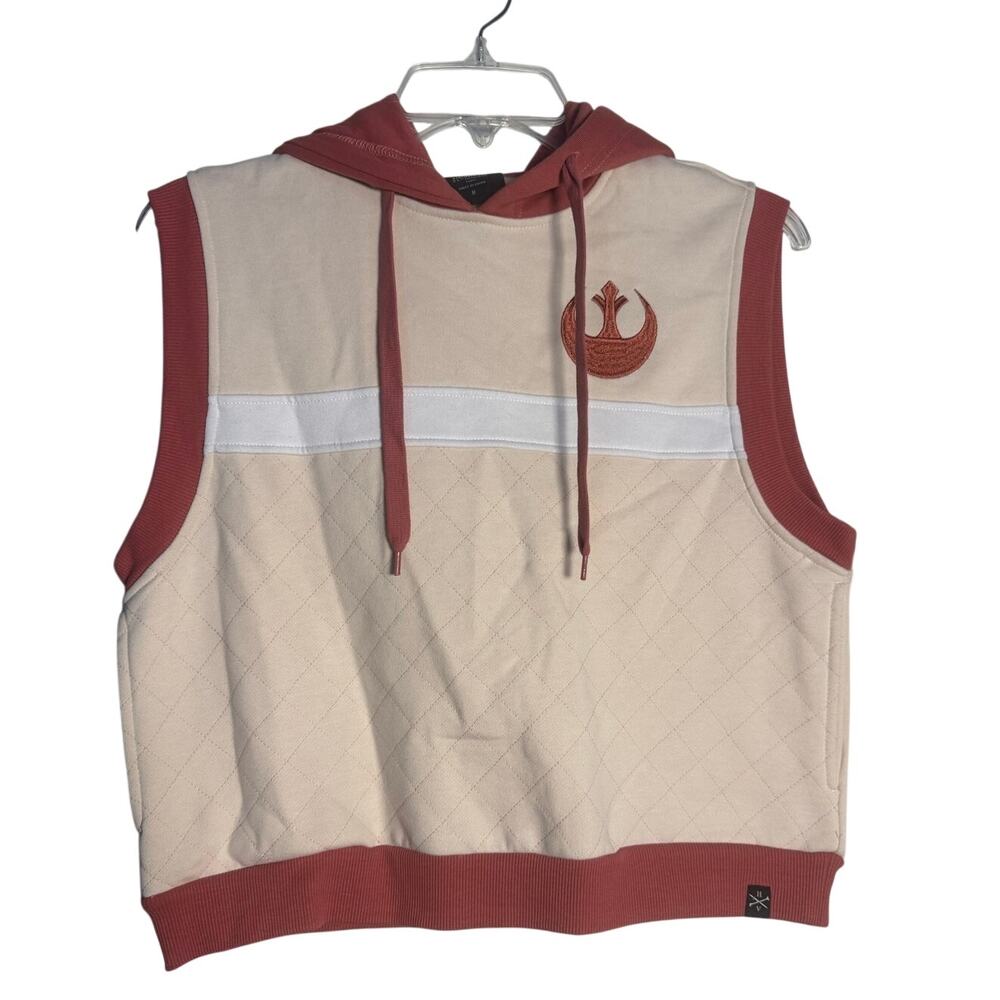 HEROS & VILLIANS STAR WARS Hoodie NEW Sleeveless Pockets Size M